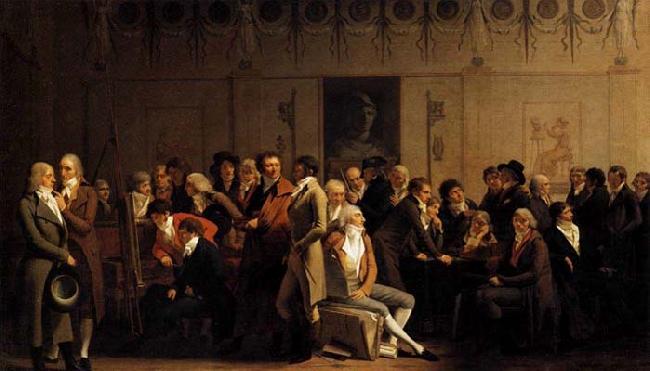 Louis Leopold  Boilly Meeting of Artists in Isabey-s Studio Sweden oil painting art